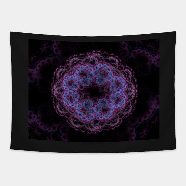 Mandala Flower Tapestry by 3DVictory