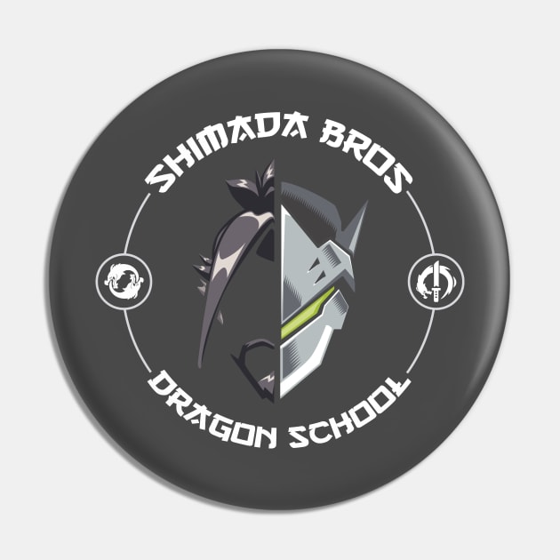 Shimada Bros Dragon School Pin by MetalZebra