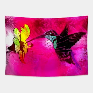 Hummingbird Artwork Tapestry