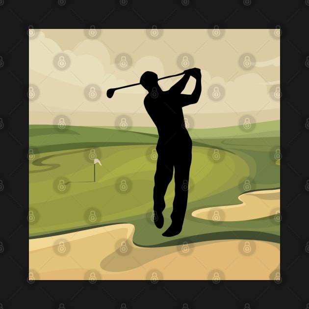 Golf Swing by KayBee Gift Shop