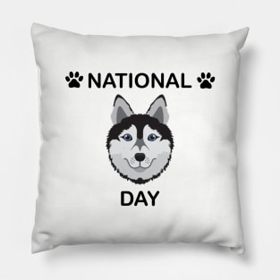 National dog day Pillow