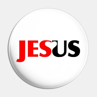 Jesus loves us Pin