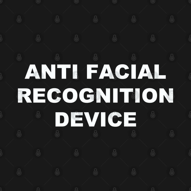 Anti Facial Recognition Device Mask by Heatherian