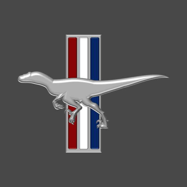 Velociraptor Mustang Logo by IORS