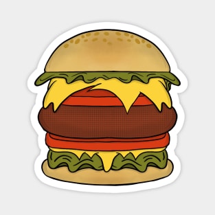 Cool Burger Magnet