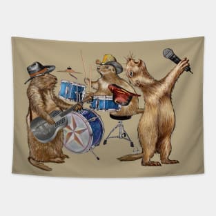 Prairie Dog Band Tapestry