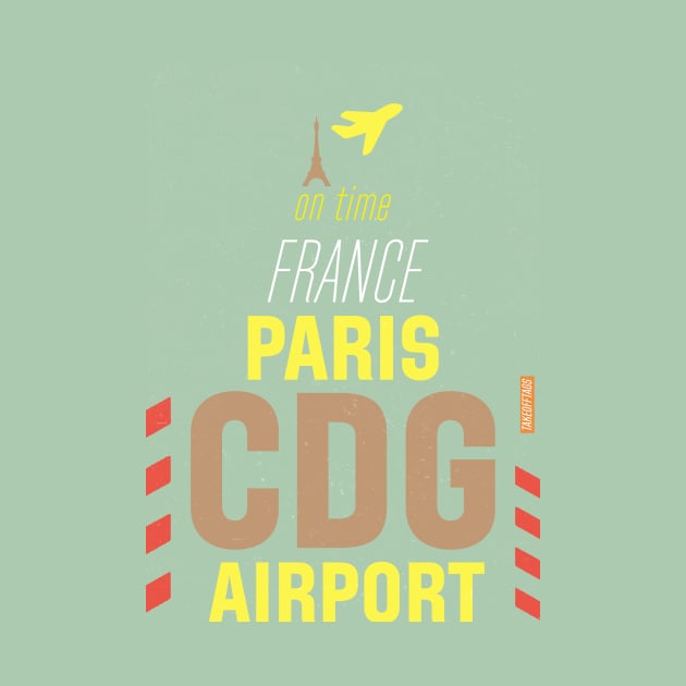 Paris CDG vintage style by Woohoo