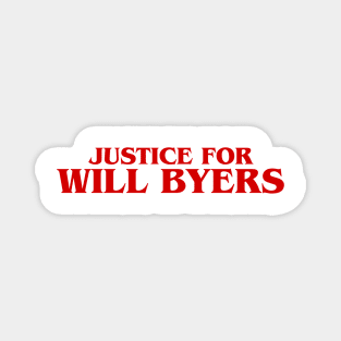 Justice For Will Magnet