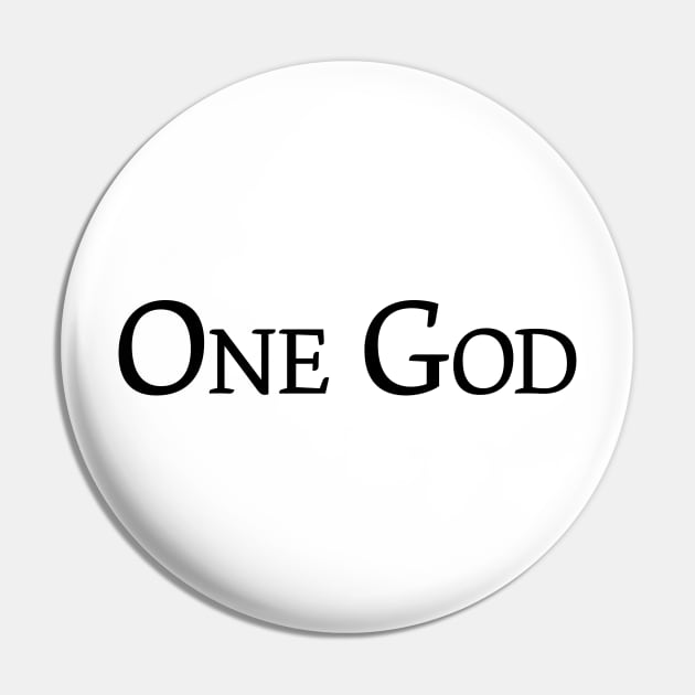 One God Pin by sincerely-kat