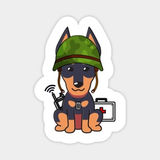 Medic Alsatian Magnet