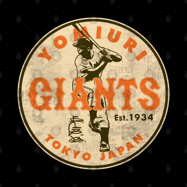 Tokyo Giants Sadaharu Oh 2 by Buck Tee by Buck Tee