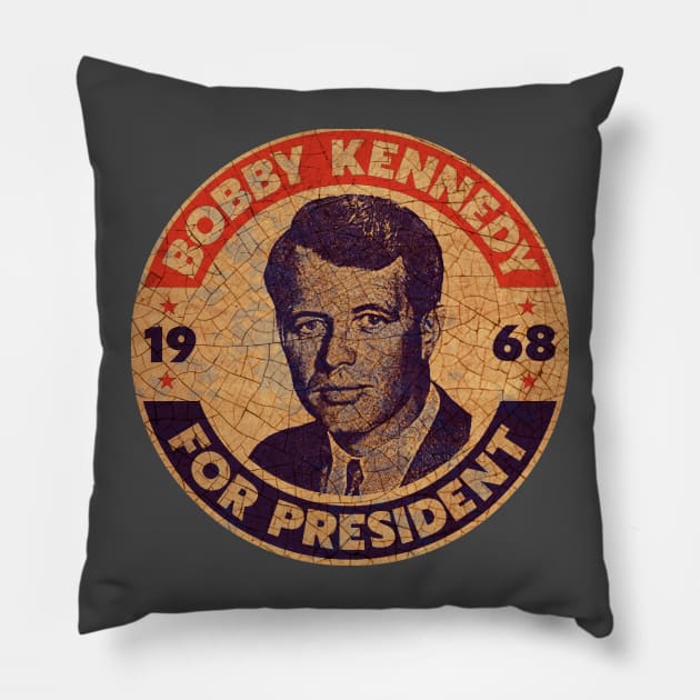 Robert Kennedy Pillow by Midcenturydave