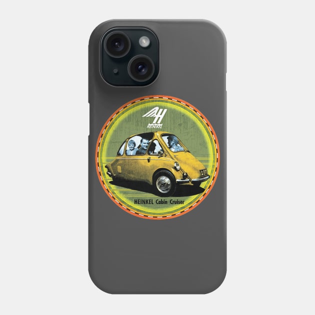 HEINKEL bubble car Phone Case by Midcenturydave