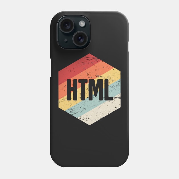 Retro HTML Icon Phone Case by MeatMan