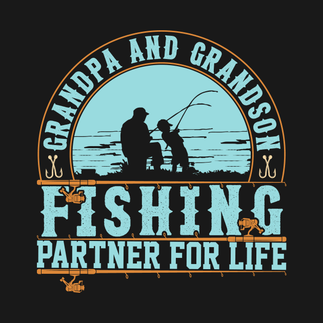 Grandma granddaughter fishing partner for life by  El-Aal