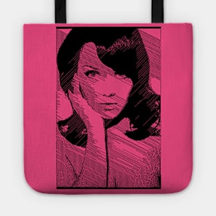 8-bit Mod Girl ∆∆∆∆ Graphic Design/Illustration Tote