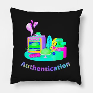 Authentication Surreal Bad Translation Pillow