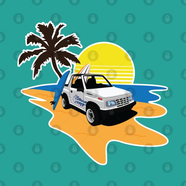 Beach Tracker by AutomotiveArt