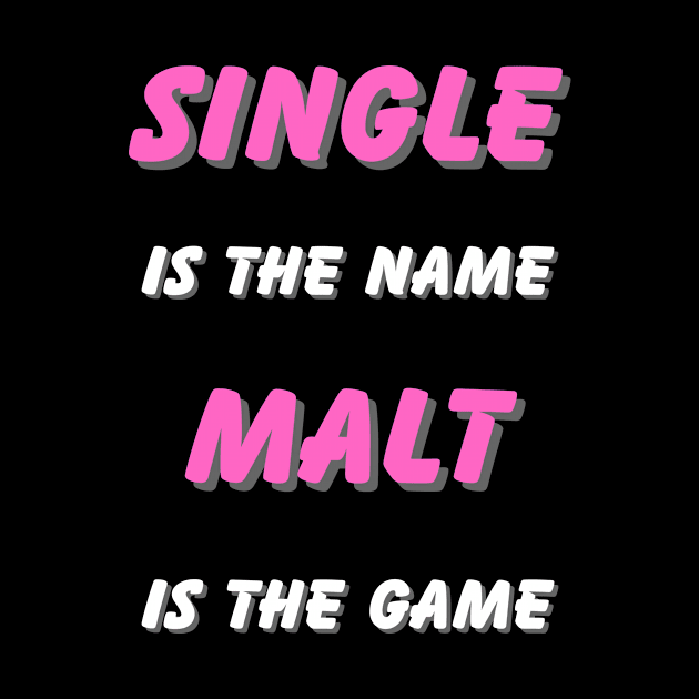 Single Malt Game Shirt by MaltyShirts