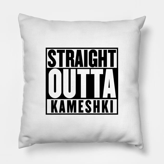 Kameshki Battle Royale t-shirt Pillow by mangobanana