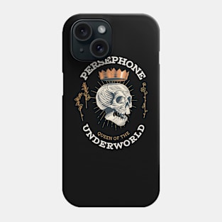 hades and persephone greek mythology bookish dark cottagecore poet Phone Case