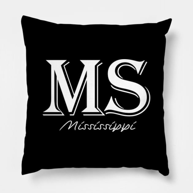 Mississippi Pillow by ithacaplus