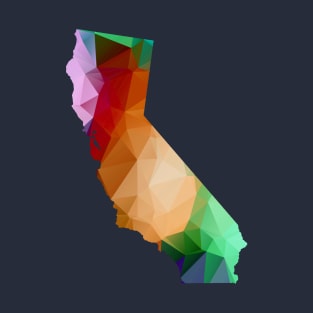 California - Fractal Colors T-Shirt