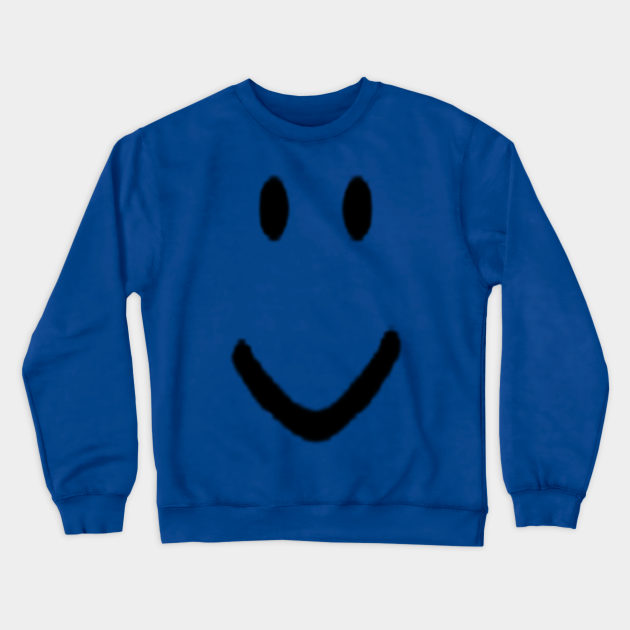 Roblox Halloween Noob Face Costume Roblox Crewneck Sweatshirt Teepublic - cotton material halloween clothes roblox