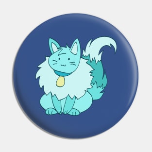 Fluffy Ice Kitty Pin