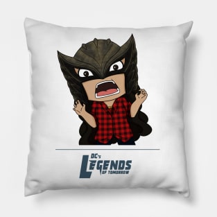 Zari Tomaz Wearing Hawkgirl Mask Pillow