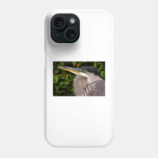 Great Blue Heron up close and personal Phone Case