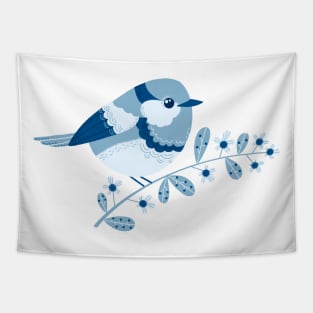 blue finch Tapestry