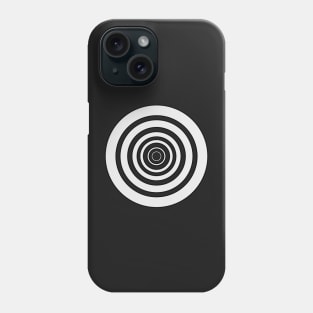 monochrome op art design Phone Case