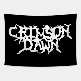 Crimson Dawn (White) Tapestry