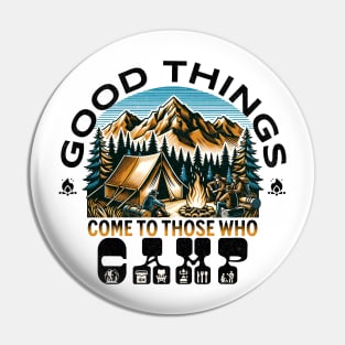 Camping Tales Pin