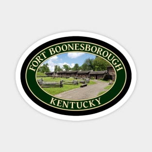 Historic 18th Century Fort Boonesborough in Kentucky Magnet