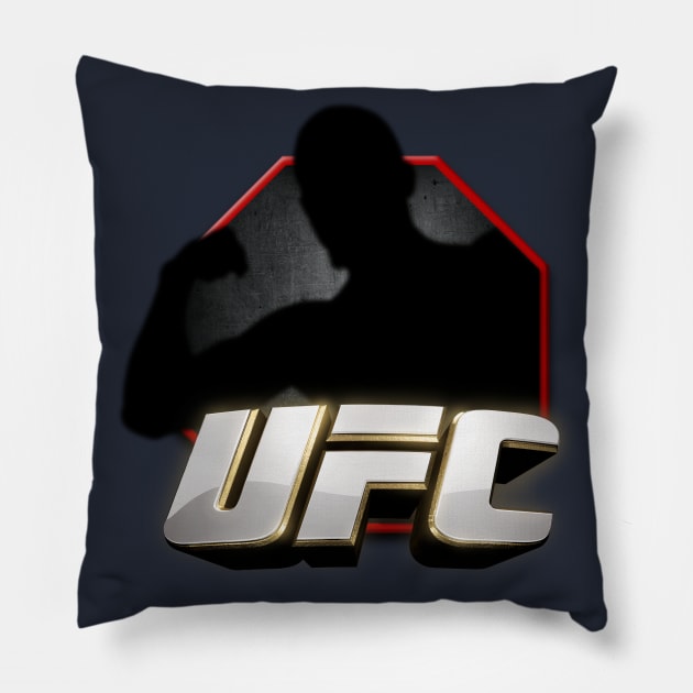 Unknown UFC fighter 1 Pillow by Semenov