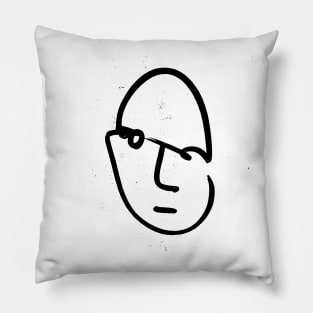 Face on the Wall Pillow