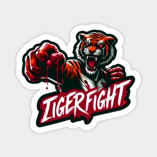 Tiger Fight Magnet