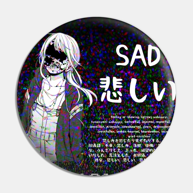 Glitch Sad Anime Boy Pfp T Shirt Cheap