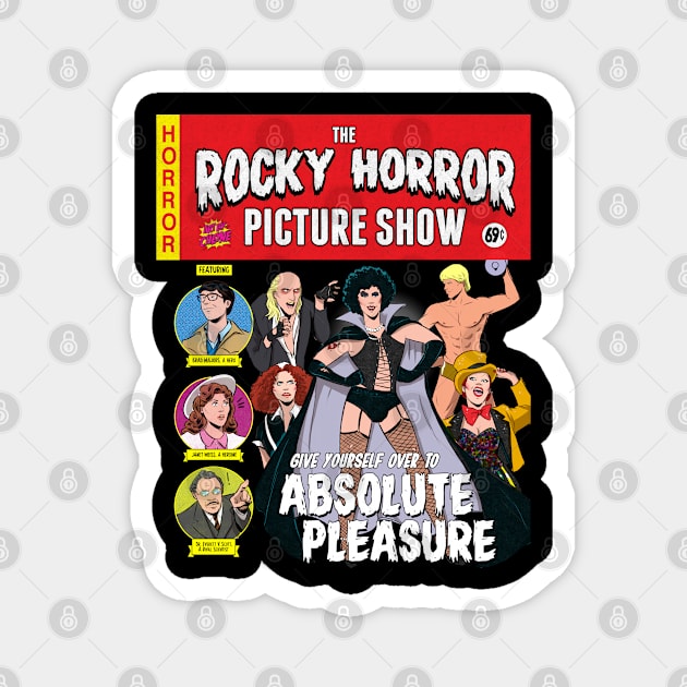 Rocky Horror Picture Show Comic Book Magnet by Artbycheyne