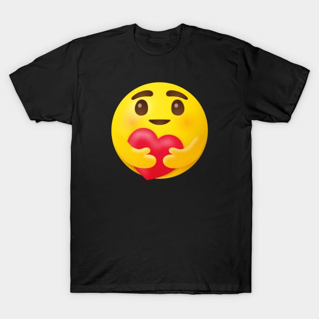 Hugging Hands Blush Face Emoji T Shirt Hugging Hands Blush Face Emoji T Shirt