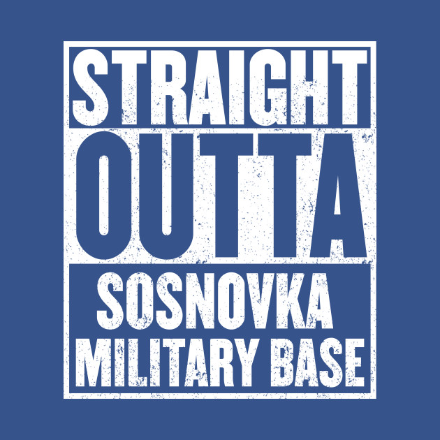 Discover Straight Outta Sosnovka Military Base - Player Unknown - T-Shirt