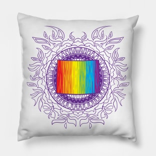 Colorado Mandala Pride Pillow