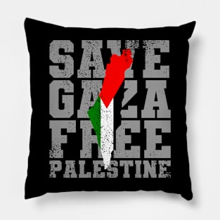 Save Gaza Free Palestine Pillow