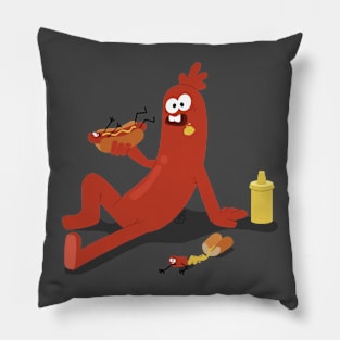 Sausage Eats Hot dog Pillow