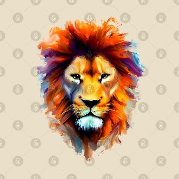 Majestic Lion Head by Ravenglow