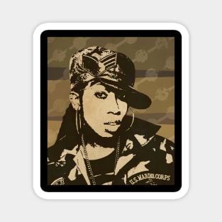 Missy // Retro Poster Hiphop Magnet