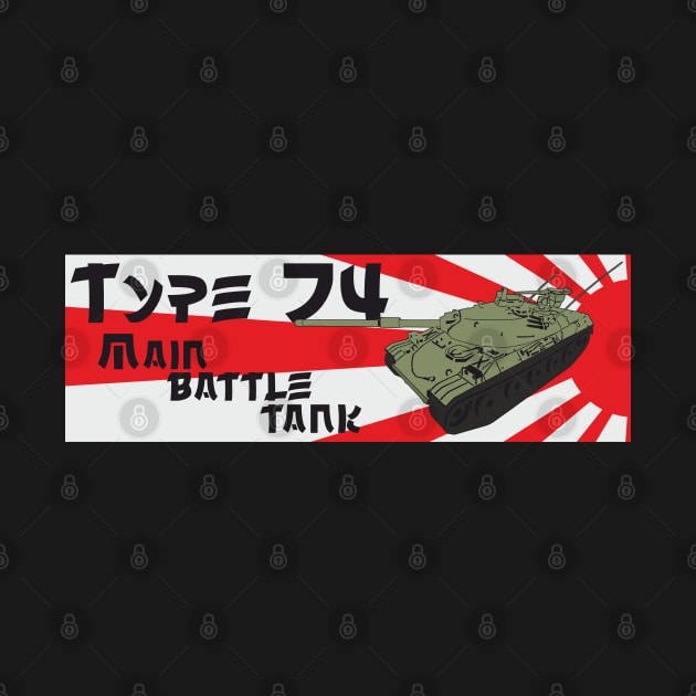 Japanese Type 74 tank by FAawRay