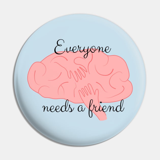 Mental Health T Pin by hrcreates